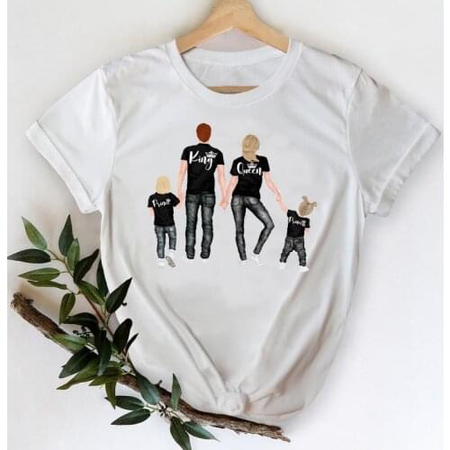 T-shirts Women 2021 Family Fashion Cartoon Sweet Mama Mom Mother Love Clothes Stylish Tshirt Top Lady Print Sweet Tee T-Shirt