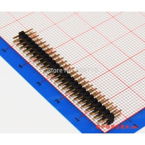 2.0m 2*25P 8.8mm Pin Header, Dual Row,Single plastic, Straight 180o ,IDC-50, gold-plated 100pcs/lot Free Shipping