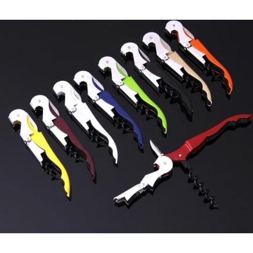 200PCS Waiter Wine Tool Bottle Opener Sea horse Corkscrew Knife Pulltap Double Hinged Corkscrew SN099