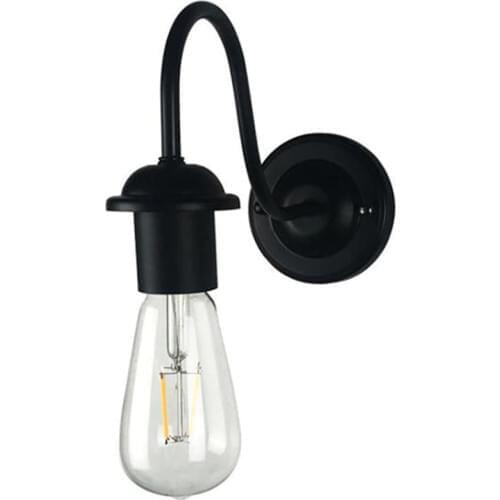 American Loft Industrial Wall Lamp Vintage Bedside Wall Light Metal bent arm wholesale price sconces 110V/220V promotion fixture