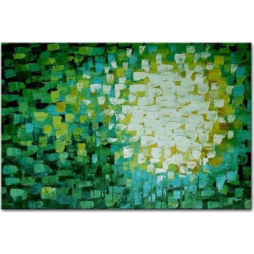 Frameless Pictures Painting Hand-painted Modern Home Decor Wall Art Picture Thick Palette Knife Abstract Oil Painting On Canvas