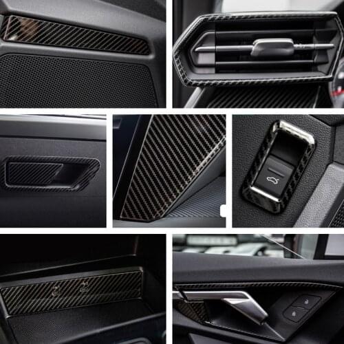 For Audi A3 8Y 2020 2021 Colorful Dashboard Navigation USB A/C Air Outlet Vent Console Glove Box Handle Panel Cover Trim Kit
