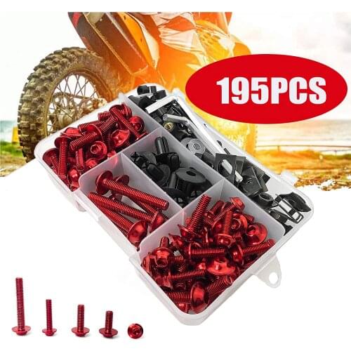 Motorcycle Fairing Bolt Kit Screws Fasteners Screws Clips Motorcycle Windscreen M5 M6 for Yamaha FJR1300 2003 2004 2005