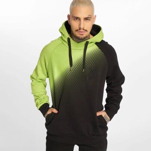 Mens Hip Hop Hoodies Sweatshirts Joggers Hit Color Pullovers Streetwear Training Male Fitness Bodybuilding Casual Gradient Tops