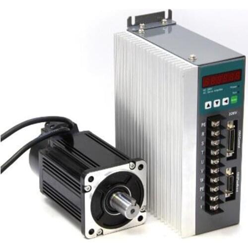 1000kw servo motor set 1000W 90ST－M04025 high speed 2500 rpm 4N.M AC 220V servo motor driver set