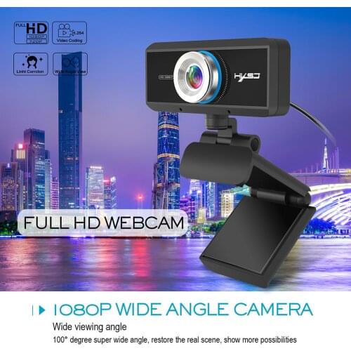 New 1080P Webcam HD USB Webcam With Microphone Computer Laptop PC Web Camera For Video Calling Recording Conferencing