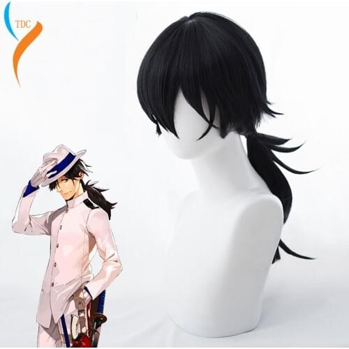 Game Fate Grand Order Cosplay Wigs Ryouma Sakamoto Cosplay Synthetic Wig Hair Halloween Carnival Party Anime Cosplay Wig