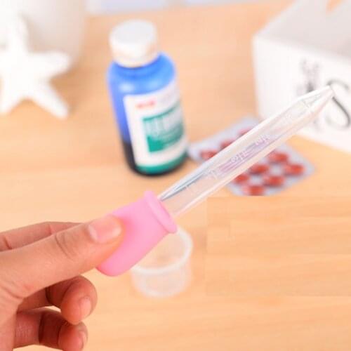 10Pcs Baby Dropper Medicine Feeder Child Medicine Device Silicone Pipette Liquid Food Dropper Infant Utensils 5ML