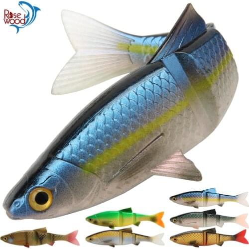 RoseWood Realistic 3D Roach Swim Jerk Pike Lure 4.5g 9g 19g Various Sizes Minnows Roach Lures for Predator Fish