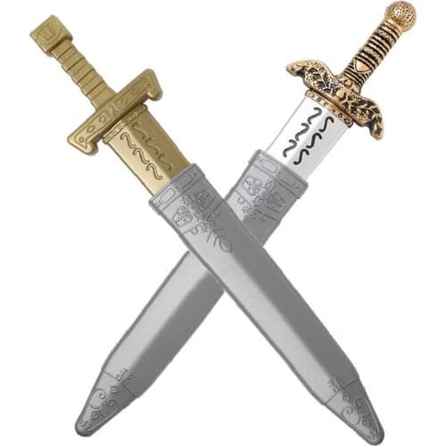 Halloween Masquerade Samurai Props Pvc Plastic Material Kids Toys Knight Stage Props Roman Sword Gifts For Children