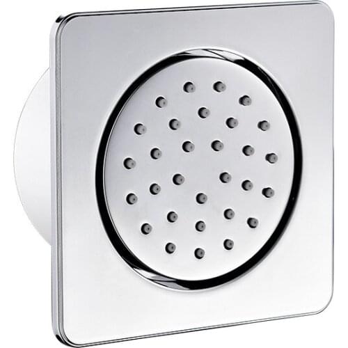 Hidden shower waist shower round square side spray wall adjustable angle shower bathroom