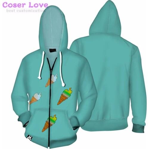 D_Cide Traumerei the Animation Jessica Clayborn Hoodies Zipper Jacket Cosplay Halloween Costume Christmas New years Clothes