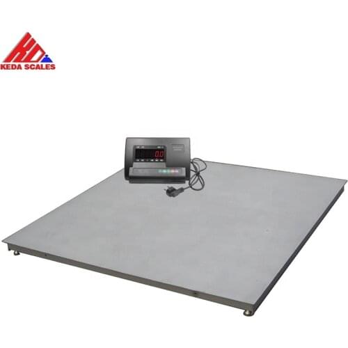 1.5*1.5m 3ton floor scale heavy duty weighing scale industrial for warehouse
