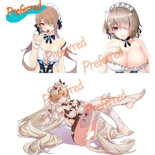 High Quality Honkai Impact 3rd Durandal Anime Sticker for Vehicle Fuel Tank Cover Car Laptop Decor Sticker Kid Toy Decal