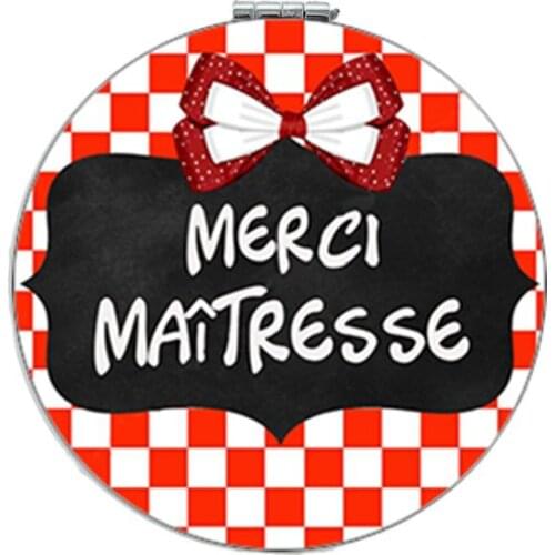 Youhaken Super Maitresse Round pocket mirror new 2019 Merci Maitresse Double Sides Vanity mirror CT290