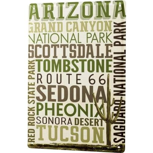 SINCE 2004 Tin Shield Adventurer Arizona Grand Canyon