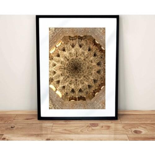 Gold Morocco Door Art Prints Home Decorative Pictures Architecture Posters Wall Art Canvas Painting Picture For Living Room