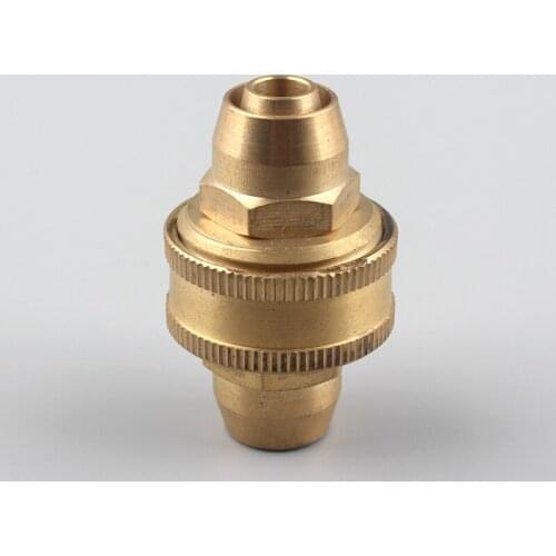1pc Brass 3/8'' Repair Connector Water Hose Extension Connection Tool Pipe Joint For Garden Irrigation Water Gun Faucet