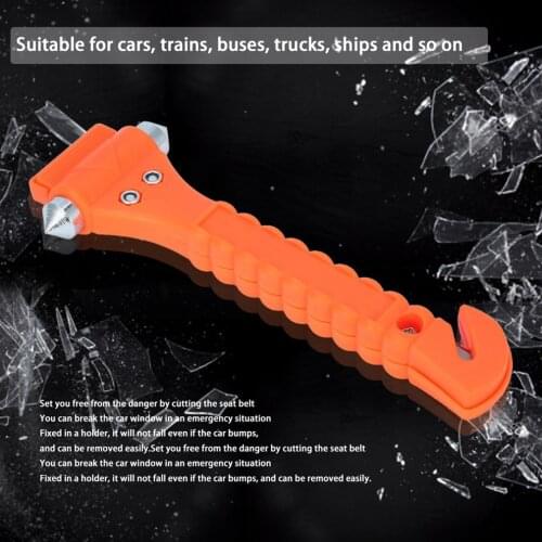 1PC Mini Car Safety Hammer Life Saving Escape Emergency Hammer Seat Belt Cutter Window Glass Breaker Car Rescue Tool