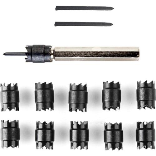 13pcs/set Spot Welding Drill Power Tools of Solder Dot Special for Stainless Steel Materials Anchor Point Drills