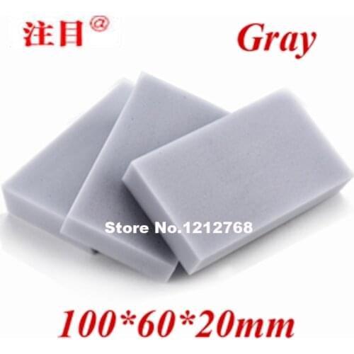 200pcs Gray Magic Melamine Cleaning Sponge Eraser, Multi-Functional, 100*60*20mm