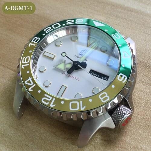 38*30.6mm Sloping Aluminum bezel insert Watch Face Bezel Insert Fit 40mm For Seiko SKX007 Divers Watch parts