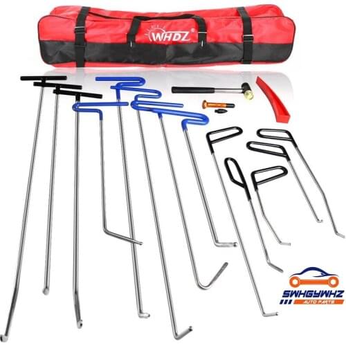 Paintless Dent Repair Rods Auto Body Dent Repair Hail Damage Removal Tools Paintless Dent Repair Rods for Car Dent Ding Removal