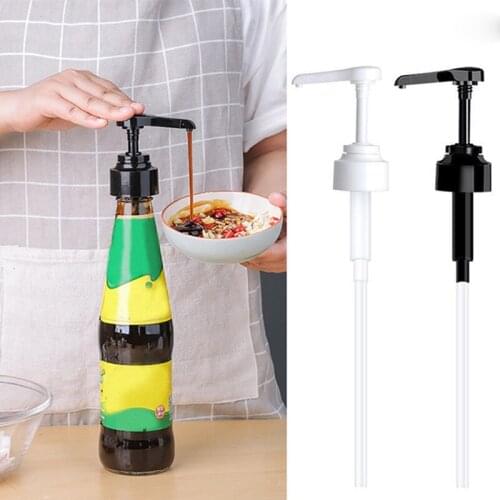 1Pcs Sauce Bottle Pressure Mouth Household Fuel Consumption for Squeezing Machine Press Mouth Pump Head Kitchen Squeeze Tools