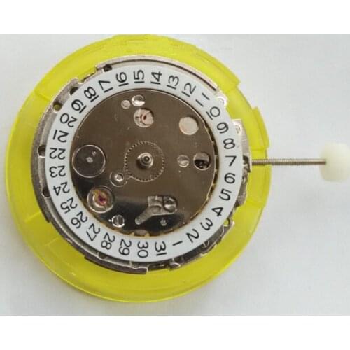 White Mechanical Automatic Watch Replacement Movement Calendar Display Watch Repair Parts For MIYOTA 8205 Watches Clock Movement