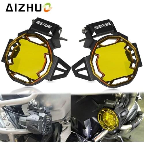 FOR BMW R1200GS R1250GS ADV LC F750GS F850GS ADVENTURE Motorcycle Adventure Fog Lamp Light Cover Guard Grill Grille Protector