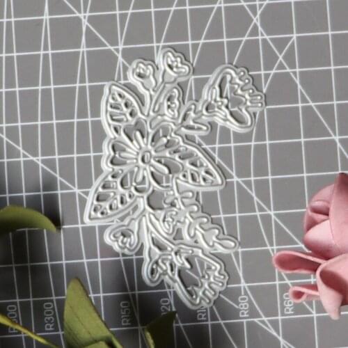 Blooming Flower Leaf Frame Metal Cutting Dies for Scrapbooking Photo Album Decoration DIY Cards Making Craft Die Cut