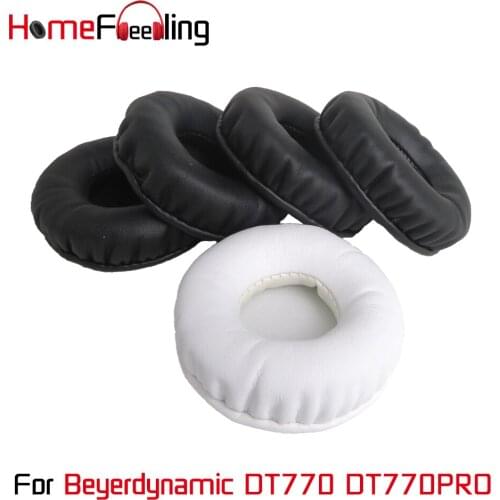 Homefeeling Ear Pads for Beyerdynamic DT770 DT770PRO Headphones Soft Velvet Ear Cushions Sheepskin Leather Earpads Replacement