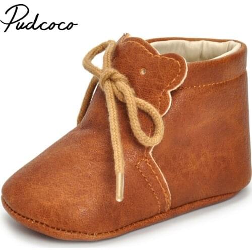 Leather New Classic Sports Sneakers Newborn Baby Boys Girls First Walkers Shoes Infant Toddler Soft Sole Anti-slip 0-18M