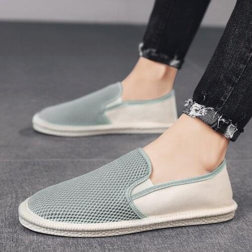 2021 Summer Hot Sell Fisherman Shoes Canvas Round Toe Shoes Lazy Wearable All-Match Shoes One Pedal Social Fashion