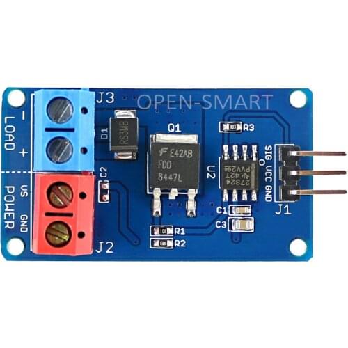 Mosfet Module Mosfet Switch module High-Current DC Fan Driver Motor Driver LED Strip Driver Steples Speed for Arduino