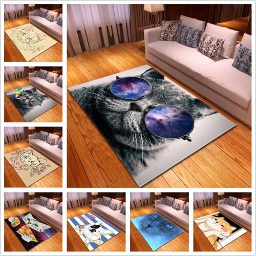 Cartoon Animal 3D Printed Carpets Children Bedroom Play Area Rugs Home Hallway/Kitchen Floor Mats Kids Room Decor Large Carpet