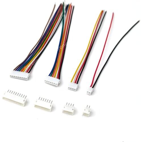 10 SETS Mini Micro ZH 1.5 2/3/4/5/6/7/8/9/10 Pin JST Connector with 100mm length Wires Cables