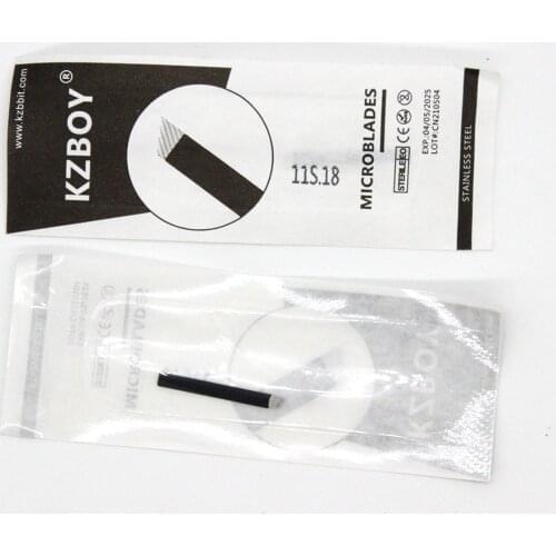 Extremely Thin 0.18 mm Microblading Needles 11S Microblading Blade Stainless Steel for Microblading Manual Pen