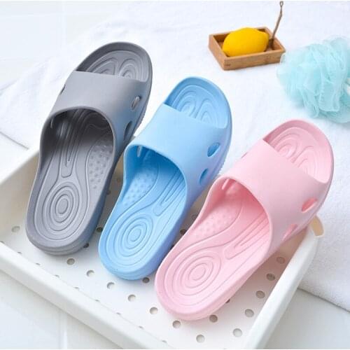 Slippers women soft soled indoor home quiet men bathroom shower cool slippers summer shoes house slippers mens slippers