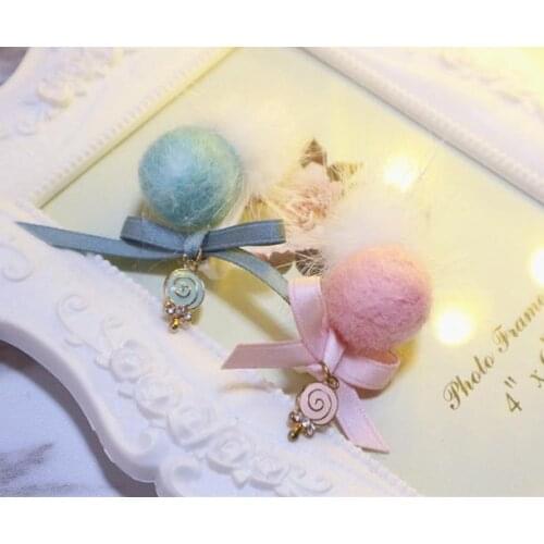 Pet Dog Cat dog grooming Beauty Supplies BoHair Cute ball pet head flower hairpin Teddy Yorkshire hair accessories 20pcs/lot