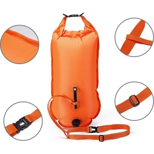 Outdoor Swimming Buoy Multifunctional Swimming Drifting Bag Open Water Swimming Training Buoy