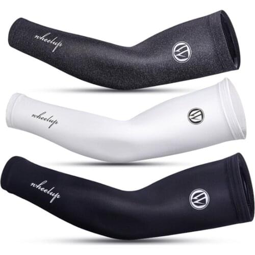 2Pcs Sports Safety Running Arm Sleeves Warmers Sun UV Protection Hand Sleeve Cover Cooling Warmer for Golf Cycling Fishing Sport