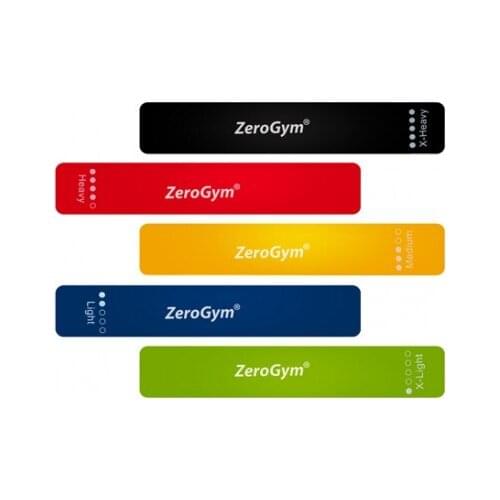 ZeroGym Loob Band Lb06 30cm X 5cm X 1,1/0,9/0,7/0,5/0,35mm 5'li Set