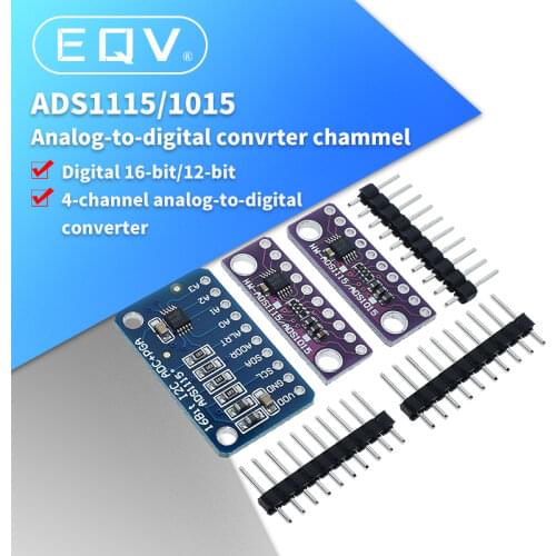 16 Bit I2C ADS1115 Module ADC 4 channel with Pro Gain Amplifier for Arduino RPi 1PCS