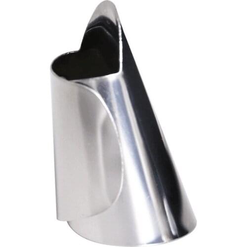 2PCS Stainless Steel Fruit Peel Finger Protector Kitchen Pick Vegetables Gadgets Stripping Beans Garlic Peeler JDH88