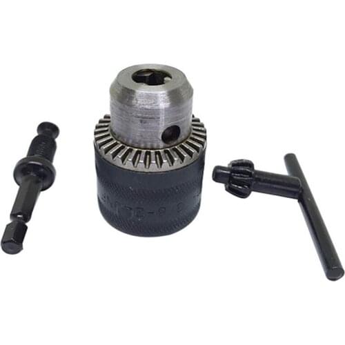 1Set Electric Hammer Drill Chuck Adapter 1.5-13mm 1/2" - 20UNF Thread With SDS Plus And Key For Rotary Tools