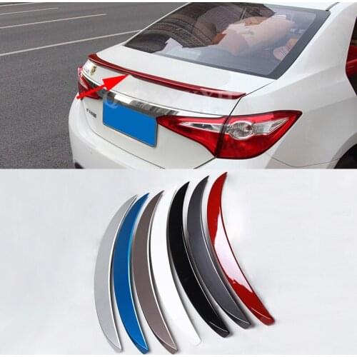 Car Styling ABS Material Roof Spoiler Without The Paint Auto Decoration External Decoration For Toyota Corolla 2014-2016