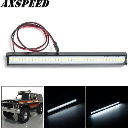 AXSPEED RC Car Roof Light 36LED Light Bar Roof Lamp for 1/10 Traxxas Trx4 Axial SCX10 RC Rock Crawler Accessories