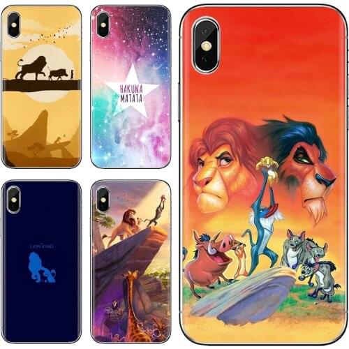 King-Hakuna-C-Matata-comic-The-Lion For Samsung Galaxy S7 S8 S9 S10E S20 FE Note 10 20 Edge Lite Plus Ultra Soft Bag Case