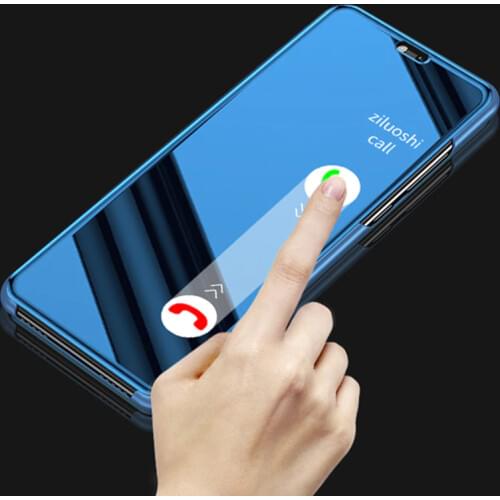 For Oneplus 7 pro 6 6t 5t Mirror leather Stand Phone Case For Oneplus 8t 7pro 6 5 t oneplus7 oneplus6 Smart Mirror Flip Cover